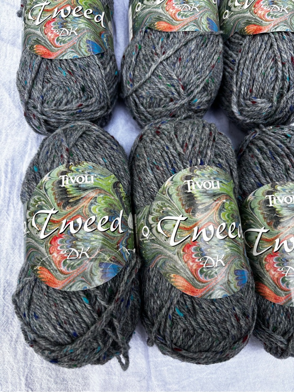 Tivoli Tweed DK Pure new wool Made in Ireland-Discountined Lot of 9 - Picture 2 of 8